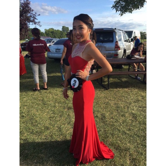 Red Prom Dress - Picture 1 of 4
